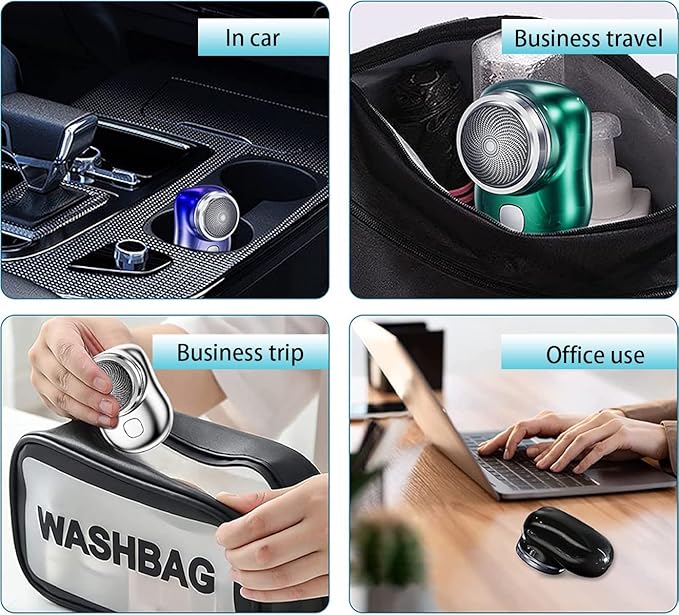 Mini Portable Electric Shaver — Travel-Ready Trimmer for Men